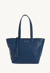 Cabas Parisien zippé en cuir grainé
