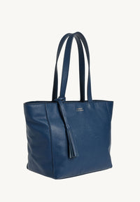Cabas Parisien zippé en cuir grainé