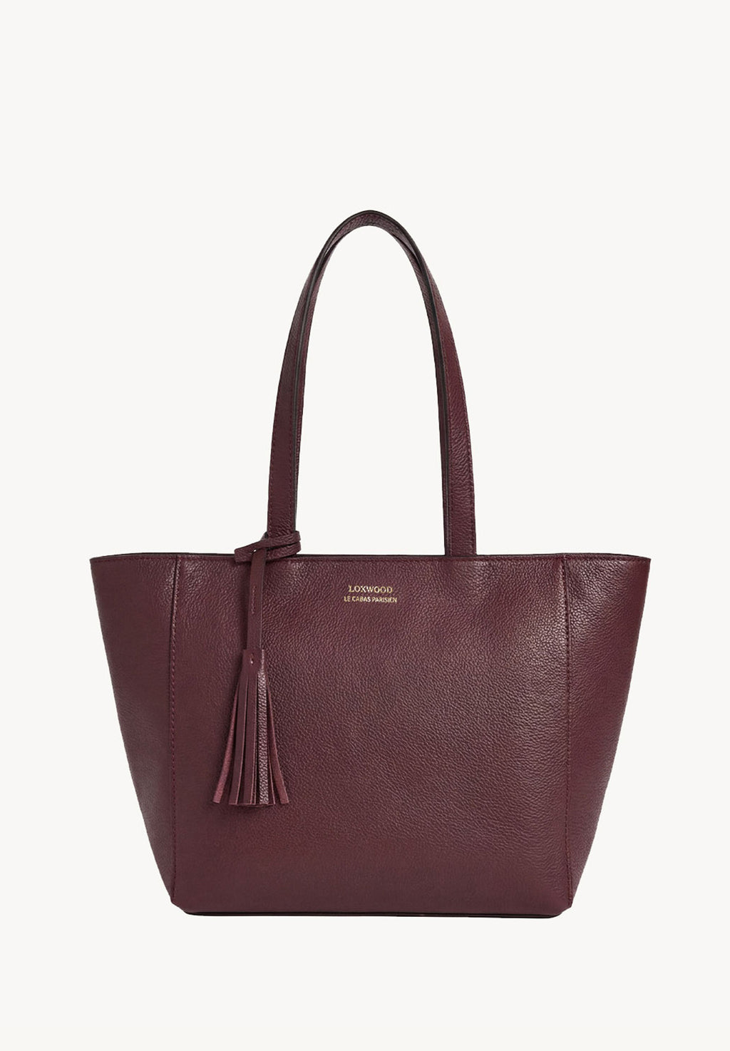 Cabas Parisien zippé en cuir grainé