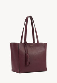 Cabas Parisien zippé en cuir grainé