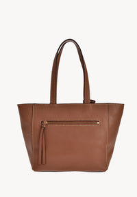 Petit cabas ZIPPÉ - Cuir grainé