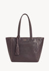 Cabas Parisien zippé en cuir grainé