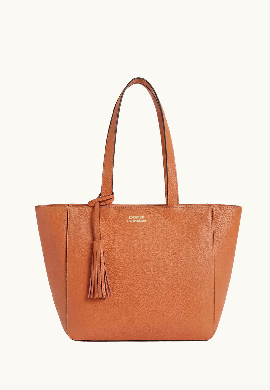 Cabas Parisien zippé en cuir grainé