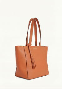 Cabas Parisien zippé en cuir grainé
