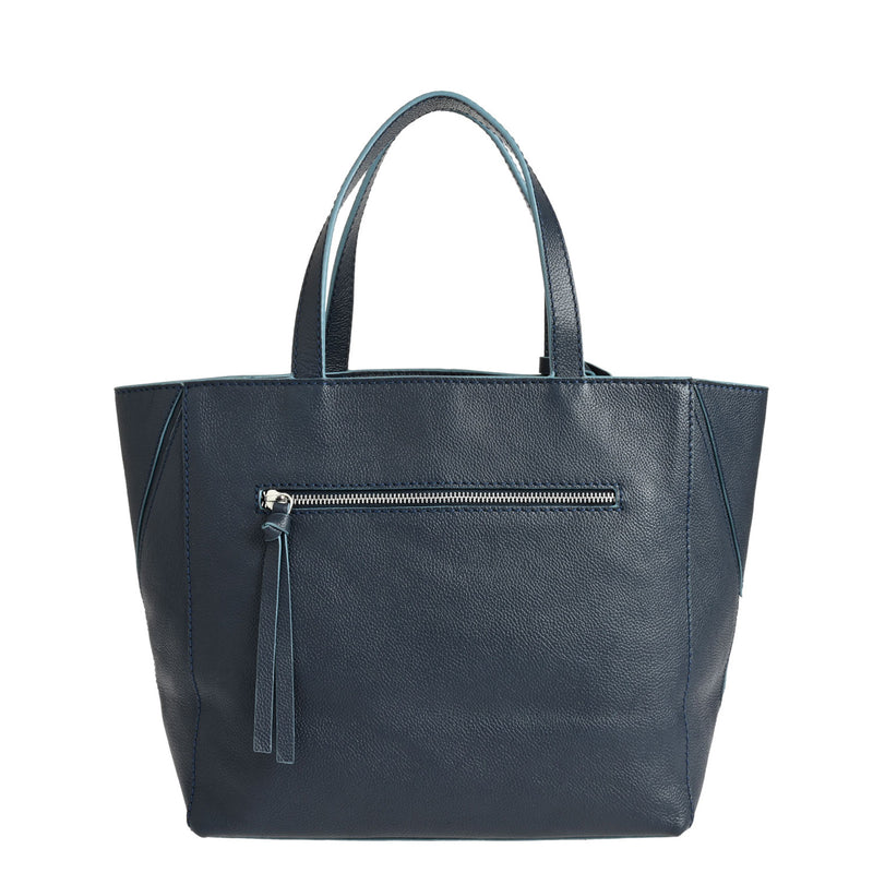 PARISIEN medium ORIGAMI tote bag - Grained leather