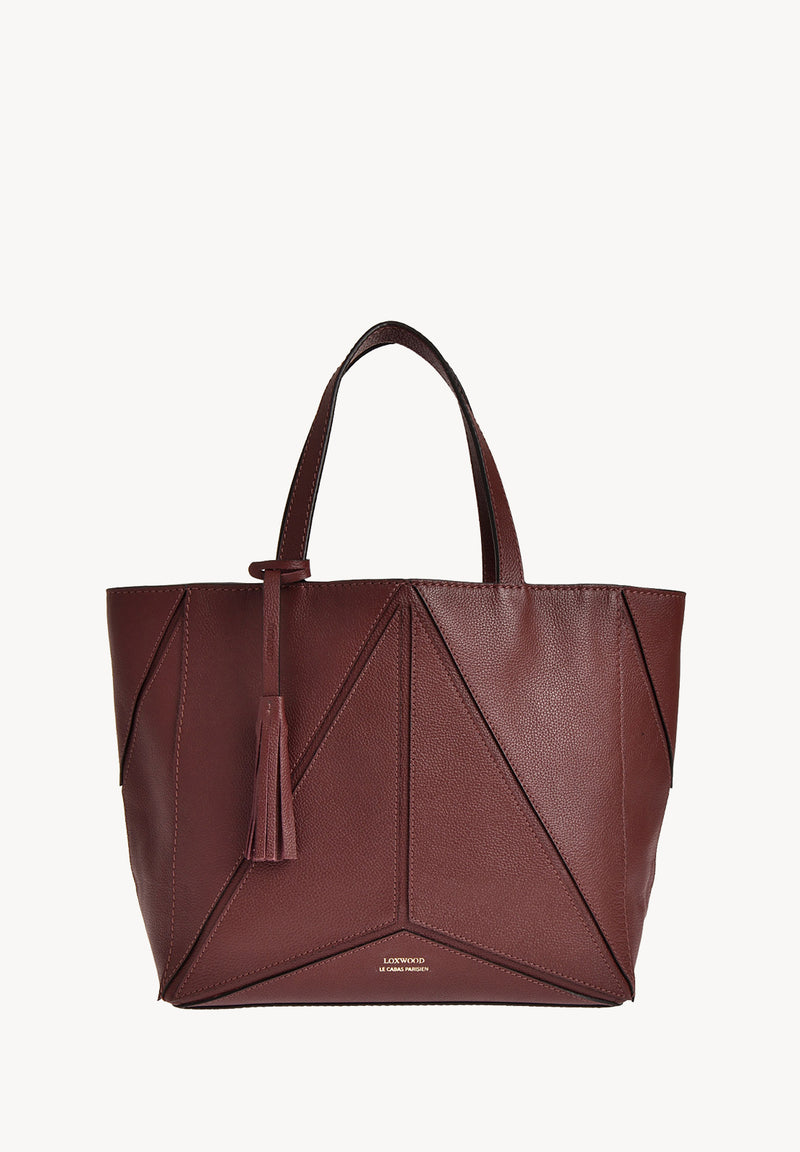 Cabas PARISIEN medium ORIGAMI - Cuir grainé