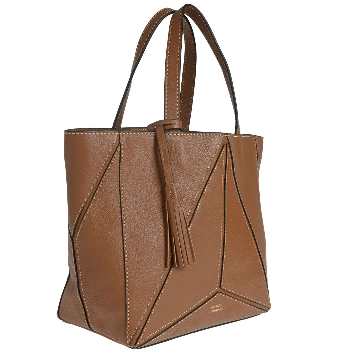 PARISIEN medium ORIGAMI tote bag - Grained leather