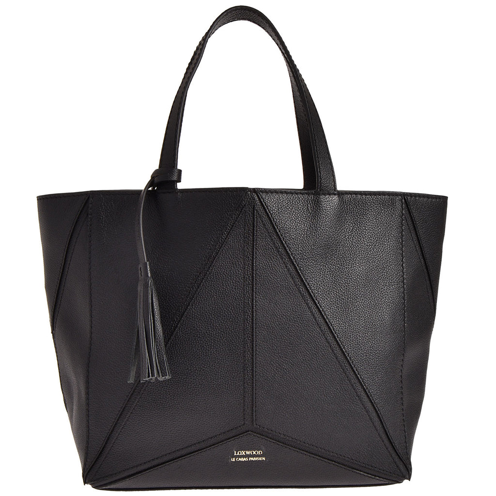 PARISIEN medium ORIGAMI tote bag - Grained leather