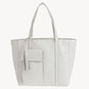 PARISIEN medium tote bag - Grained leather with front pocket