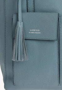 Cabas PARISIEN medium - Cuir grainé avec poche frontale