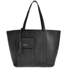 PARISIEN medium tote bag - Grained leather with front pocket