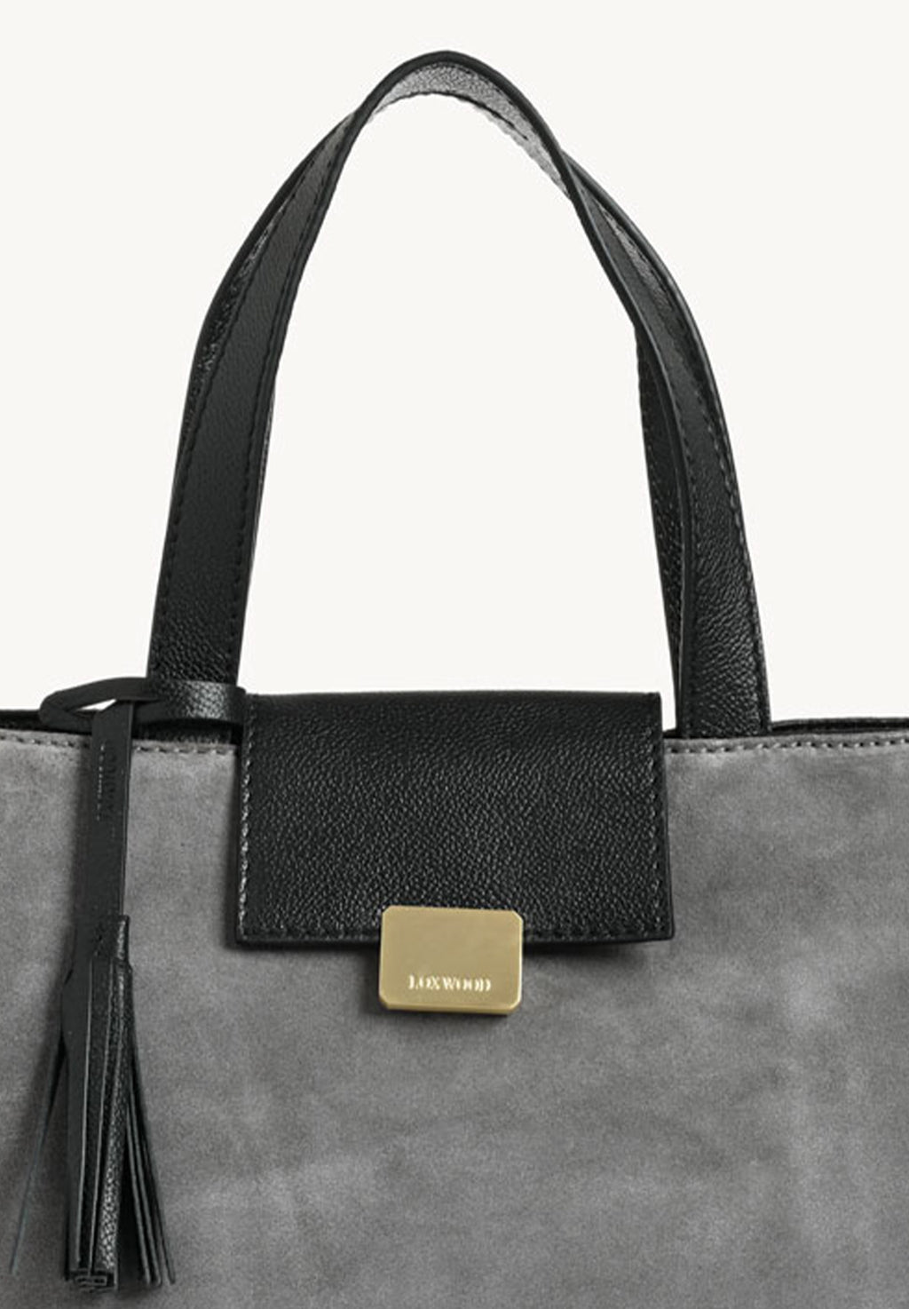 PARISIEN medium suede tote bag