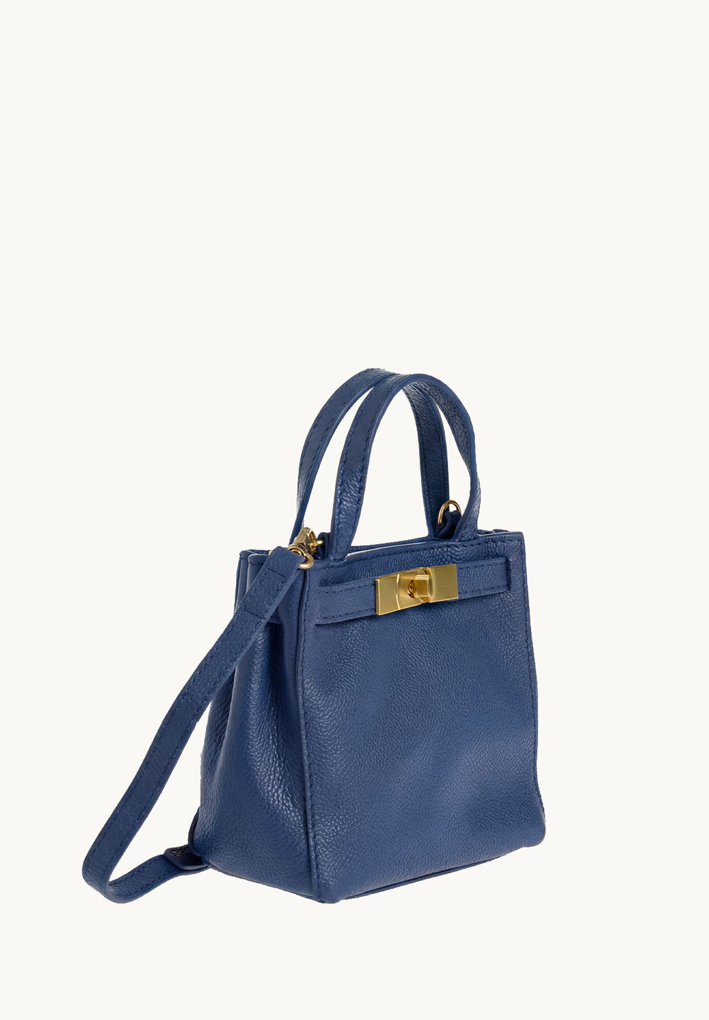 BABY NANOU - Mini crossover en cuir grainé