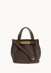 BABY NANOU - Mini crossover en cuir grainé