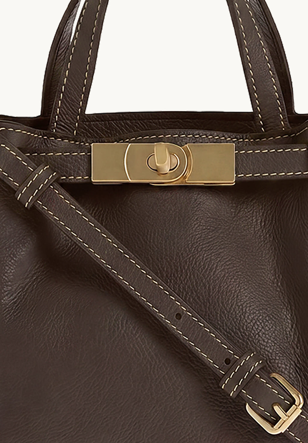 BABY NANOU - Mini crossover en cuir grainé