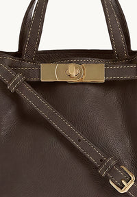 BABY NANOU - Mini crossover en cuir grainé