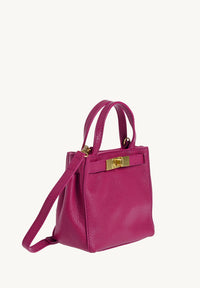 BABY NANOU - Mini crossover en cuir grainé