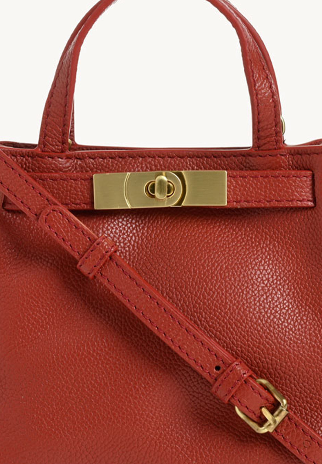 BABY NANOU - Mini crossover en cuir grainé Opera