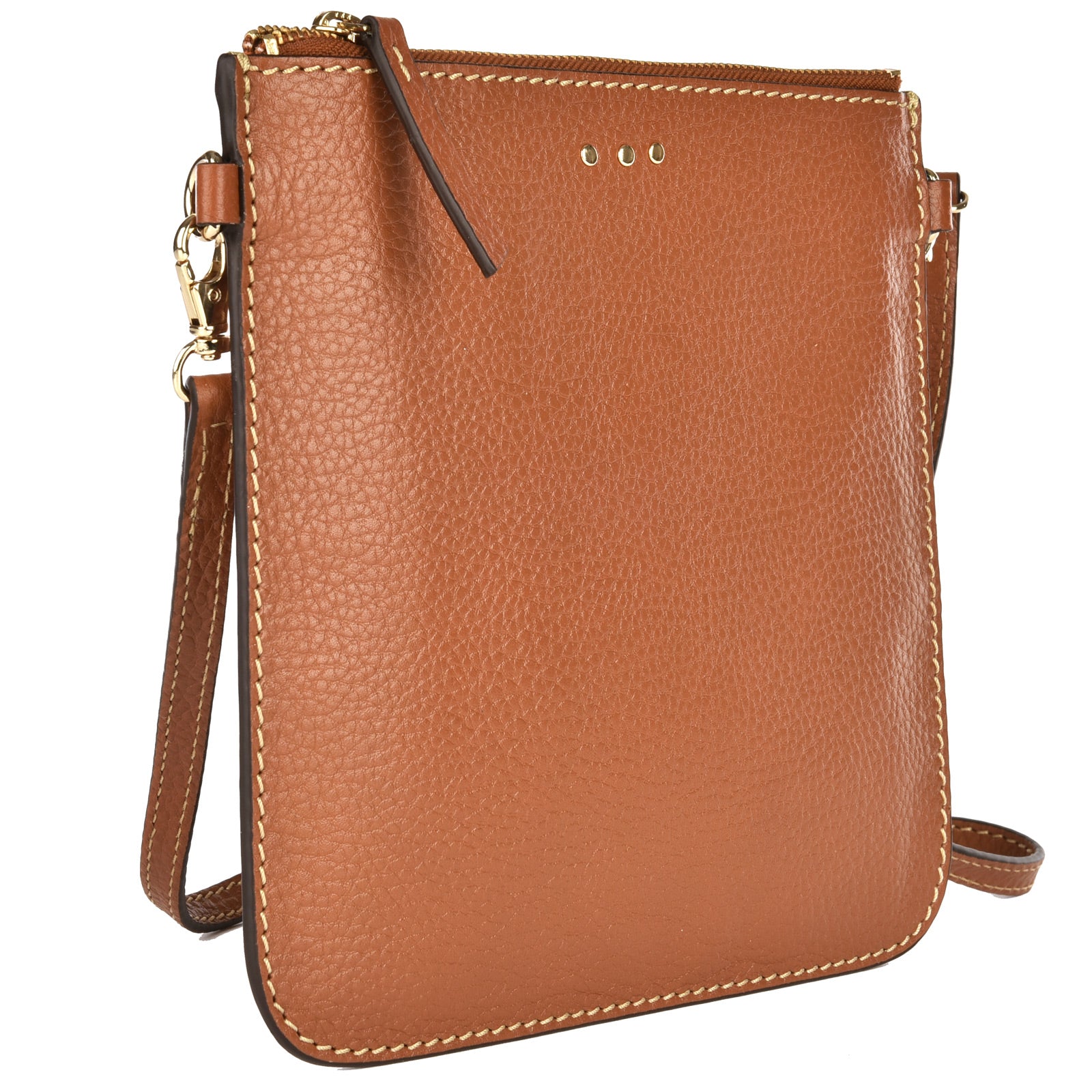 FLOPPY - Grained leather clutch bag