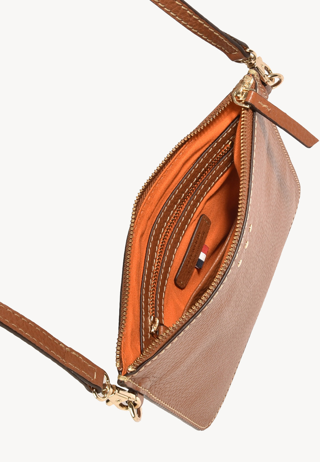 FLOPPY - Sac pochette en cuir grainé