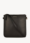 FLOPPY - Sac pochette en cuir grainé Noir