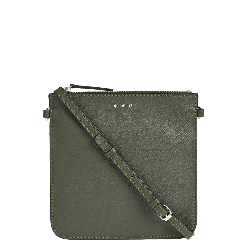 FLOPPY - Grained leather clutch bag