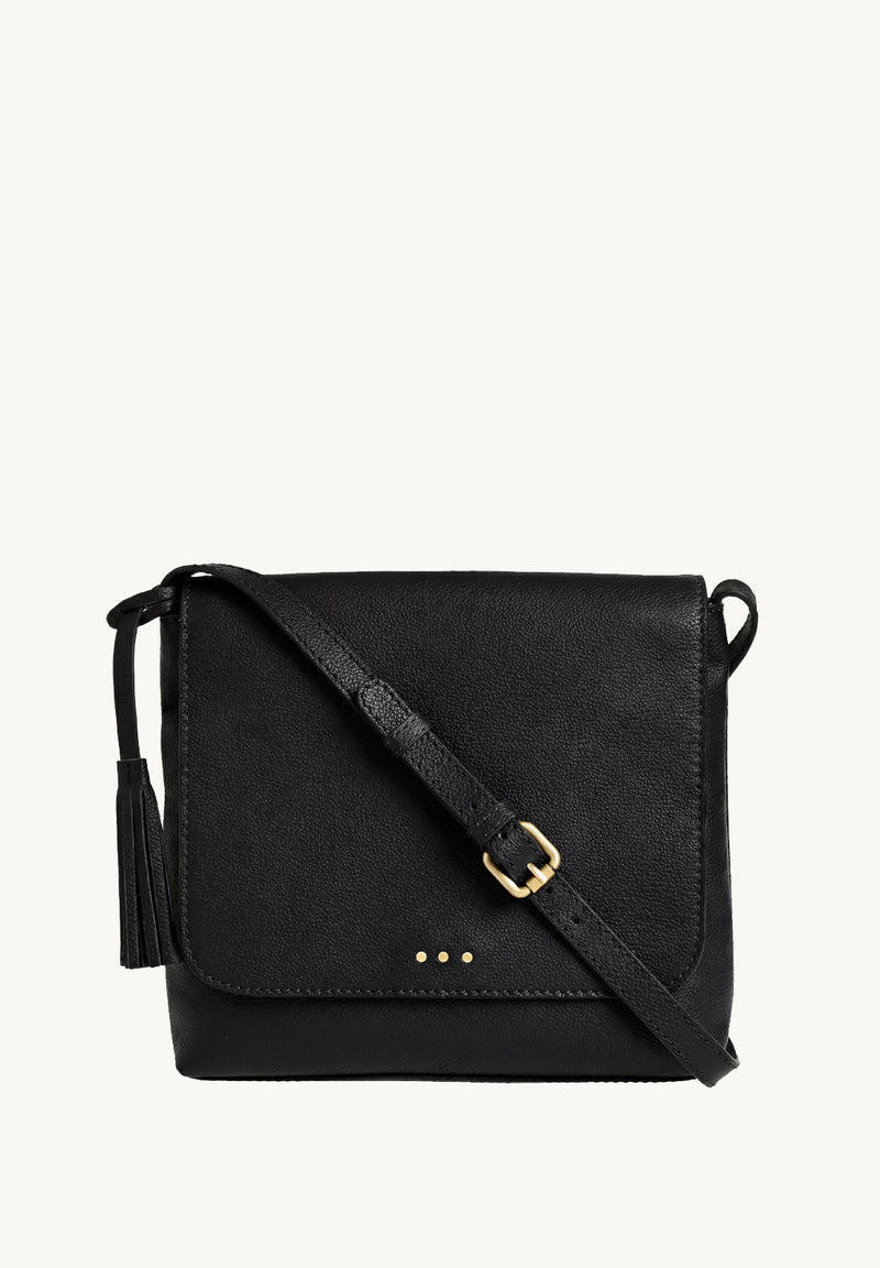 ANOUK - Sac besace en cuir grainé