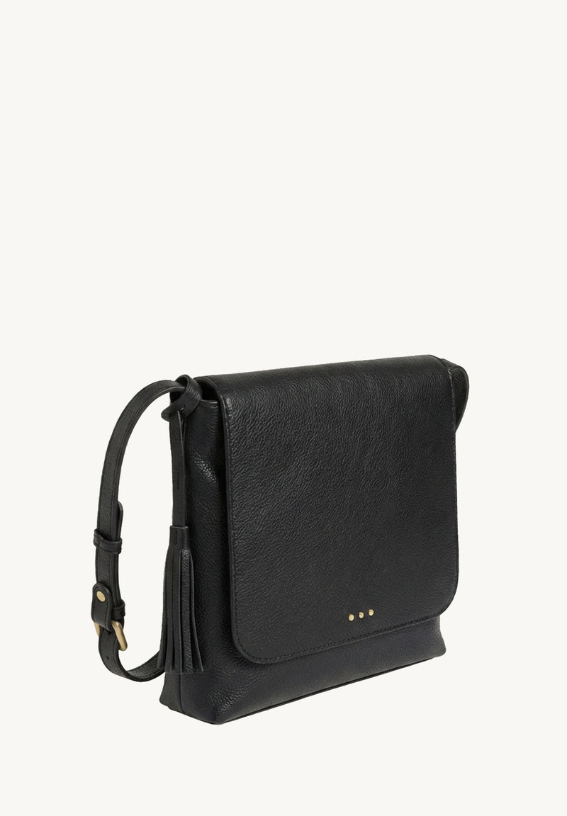 ANOUK - Sac besace en cuir grainé