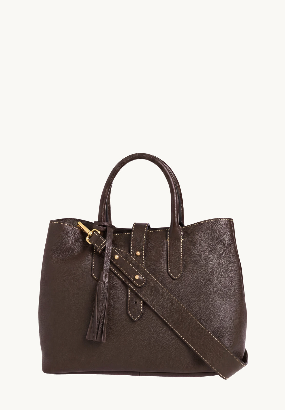 MIA - Sac à main en cuir grainé avec bandoulière