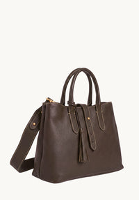 MIA - Sac à main en cuir grainé avec bandoulière