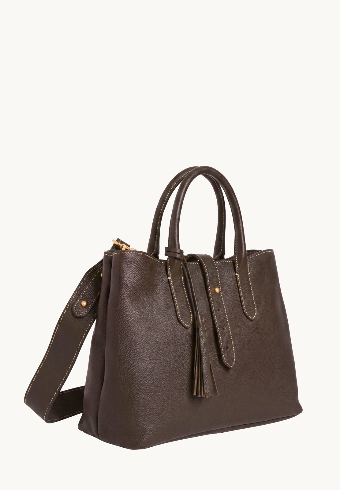 MIA - Sac à main en cuir grainé avec bandoulière