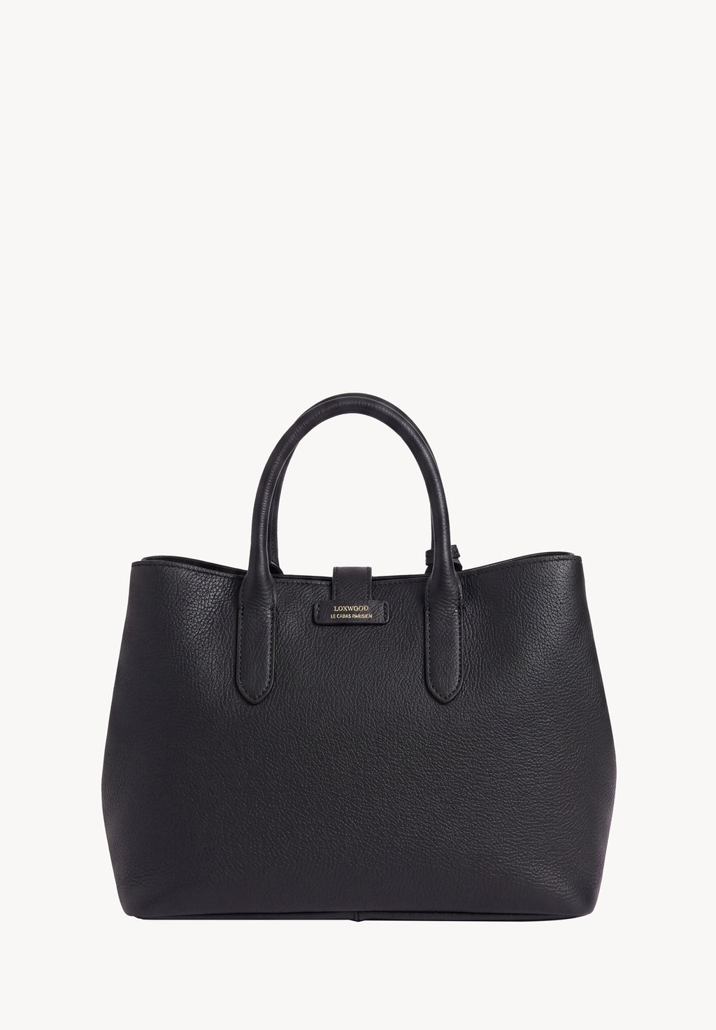 MIA - Grained leather shoulder bag Black