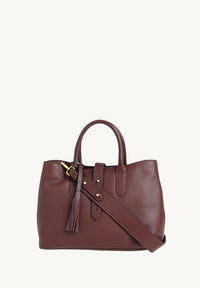 MIA - Sac à main en cuir grainé avec bandoulière