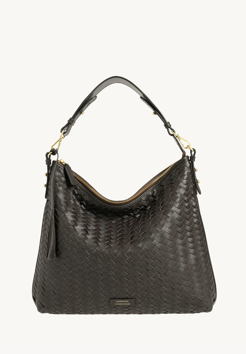 SHARON - Sac hobo en tressé