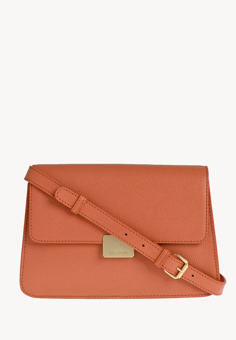 SÈVRES - Petit sac bandoulière en cuir grainé