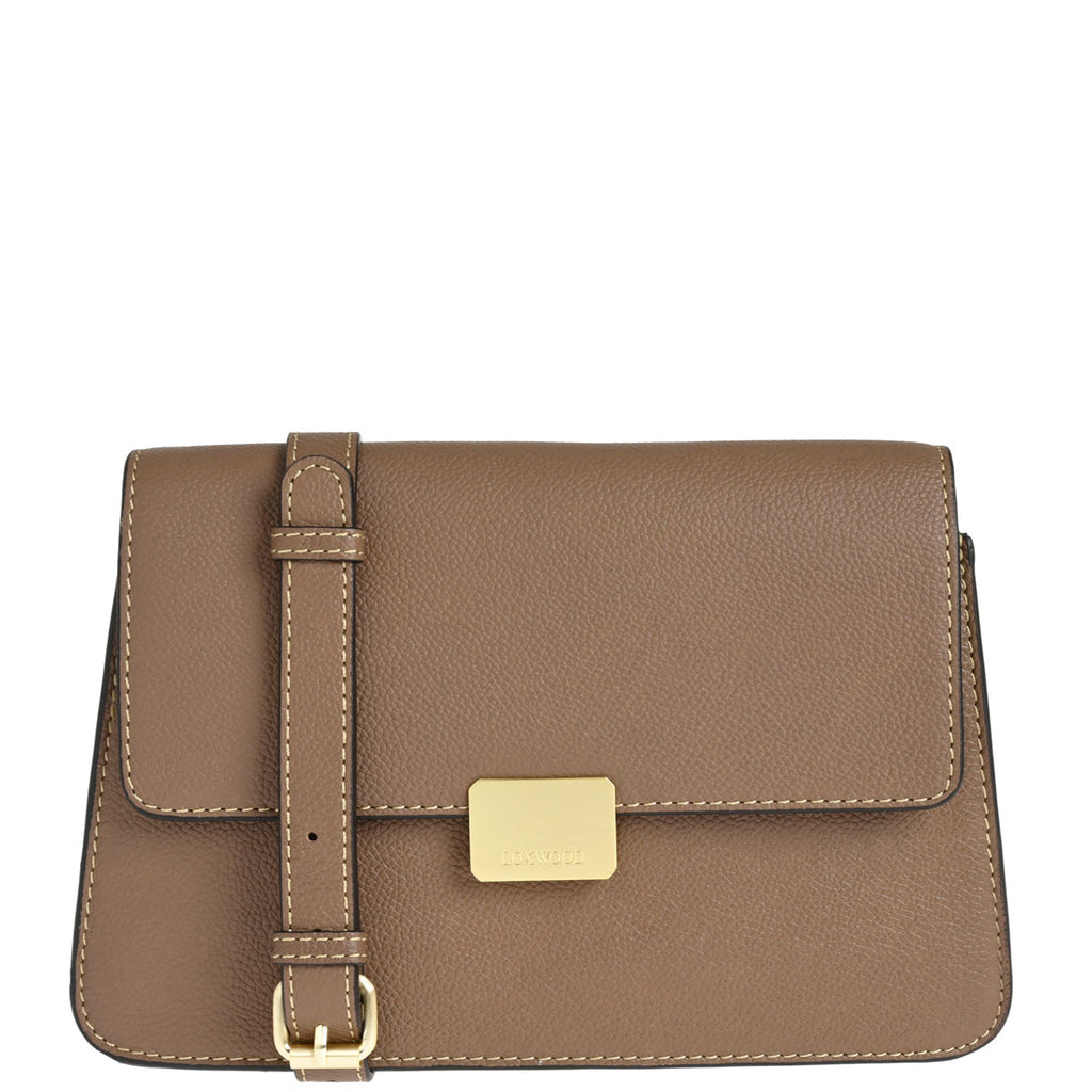 SÈVRES - Petit sac bandoulière en cuir grainé