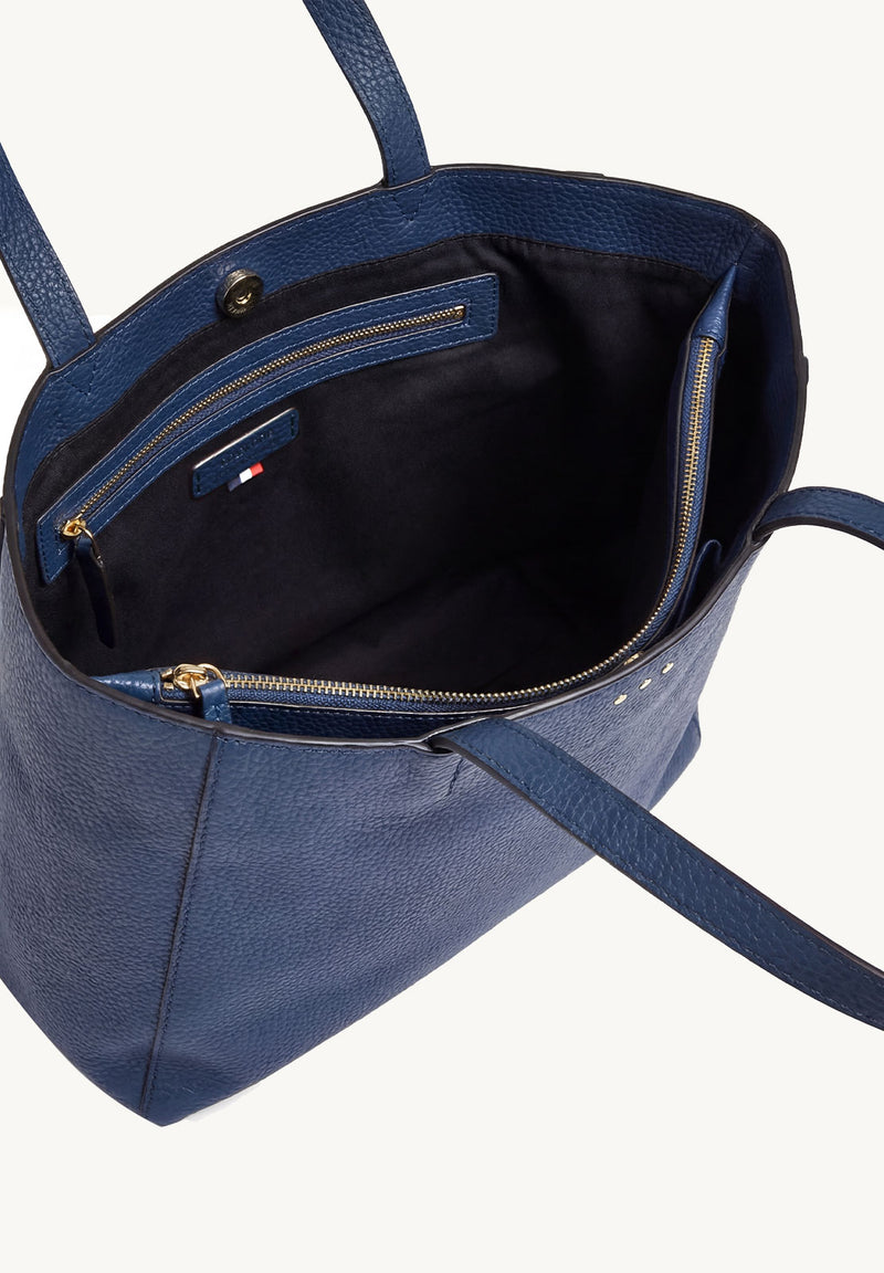 MONTMARTRE - Sac cabas porté épaule en cuir grainé