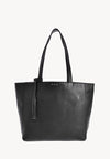 MONTMARTRE - Grained leather shoulder tote bag