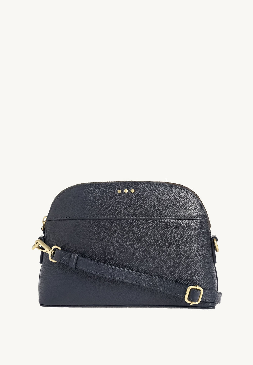 DEMI-LUNE - Sac en cuir grainé