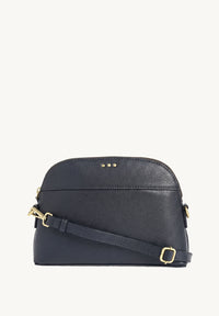 DEMI-LUNE - Sac en cuir grainé