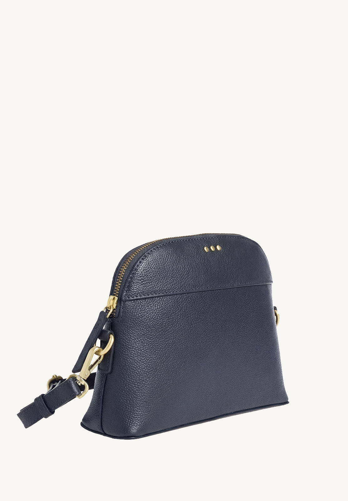 DEMI-LUNE - Sac en cuir grainé