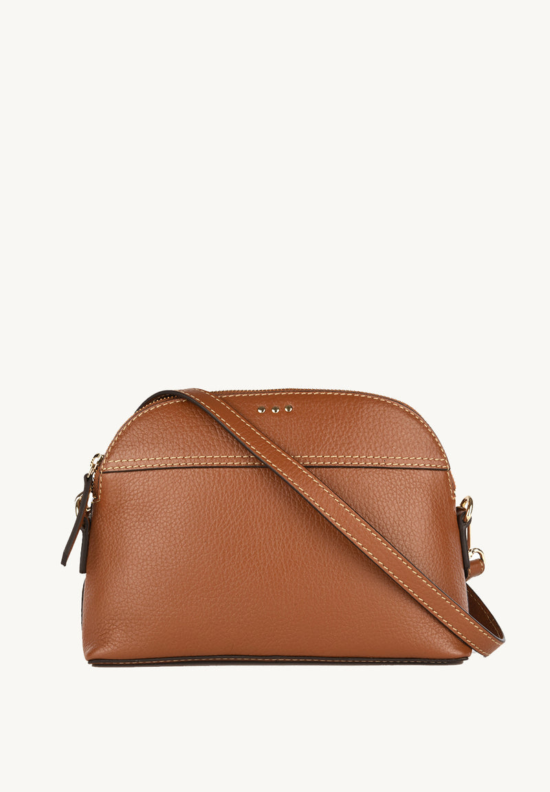 DEMI-LUNE - Sac en cuir grainé
