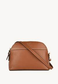 DEMI-LUNE - Sac en cuir grainé