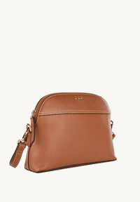 DEMI-LUNE - Sac en cuir grainé
