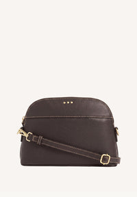 DEMI-LUNE - Sac en cuir grainé