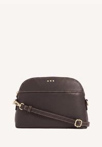 DEMI-LUNE - Sac en cuir grainé