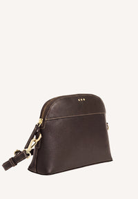 DEMI-LUNE - Sac en cuir grainé