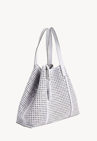 ODÉON - Sac cabas perforé cœur en cuir