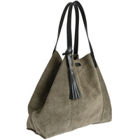 ODEON - Soft suede tote bag