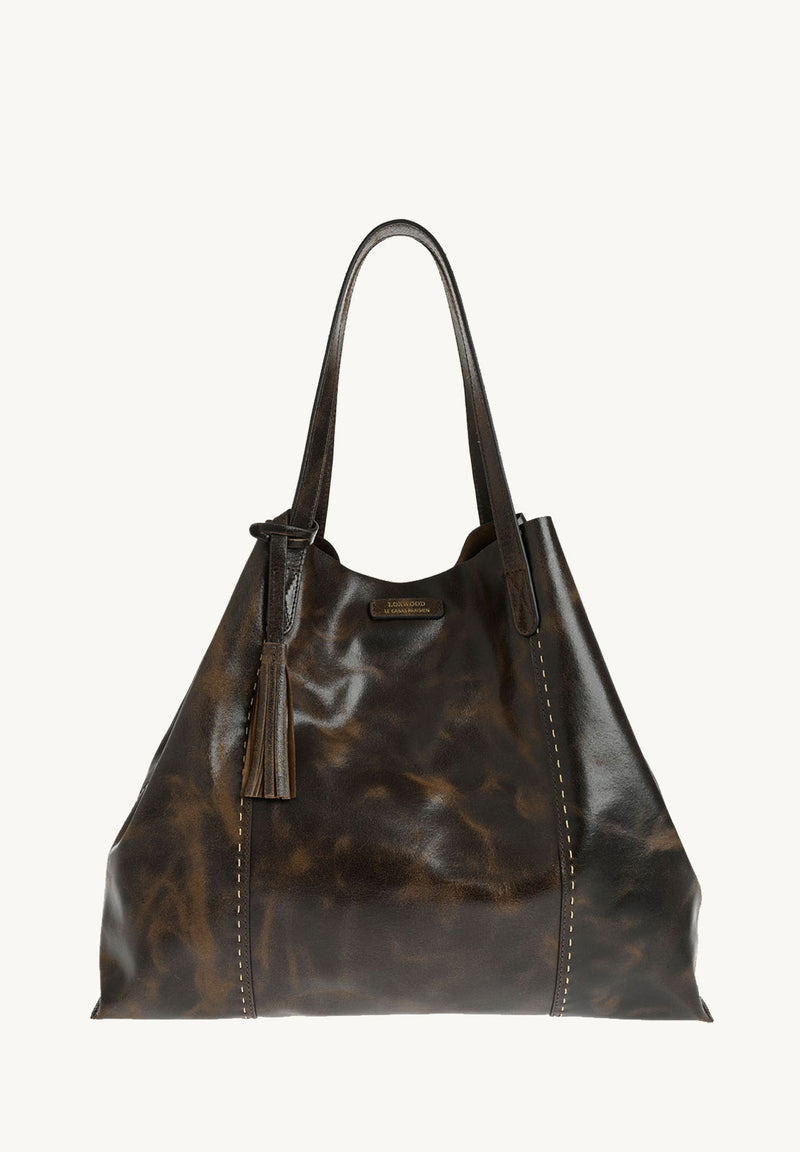 ODÉON - Vintage leather tote bag